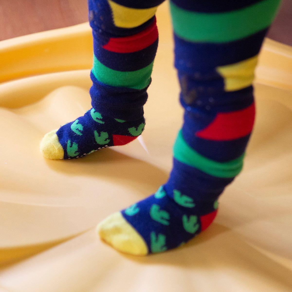 Zoocchini - grip+easy™ Crawler Legging & Sock Set - Devin Dinosaur - Emmbaby Canada