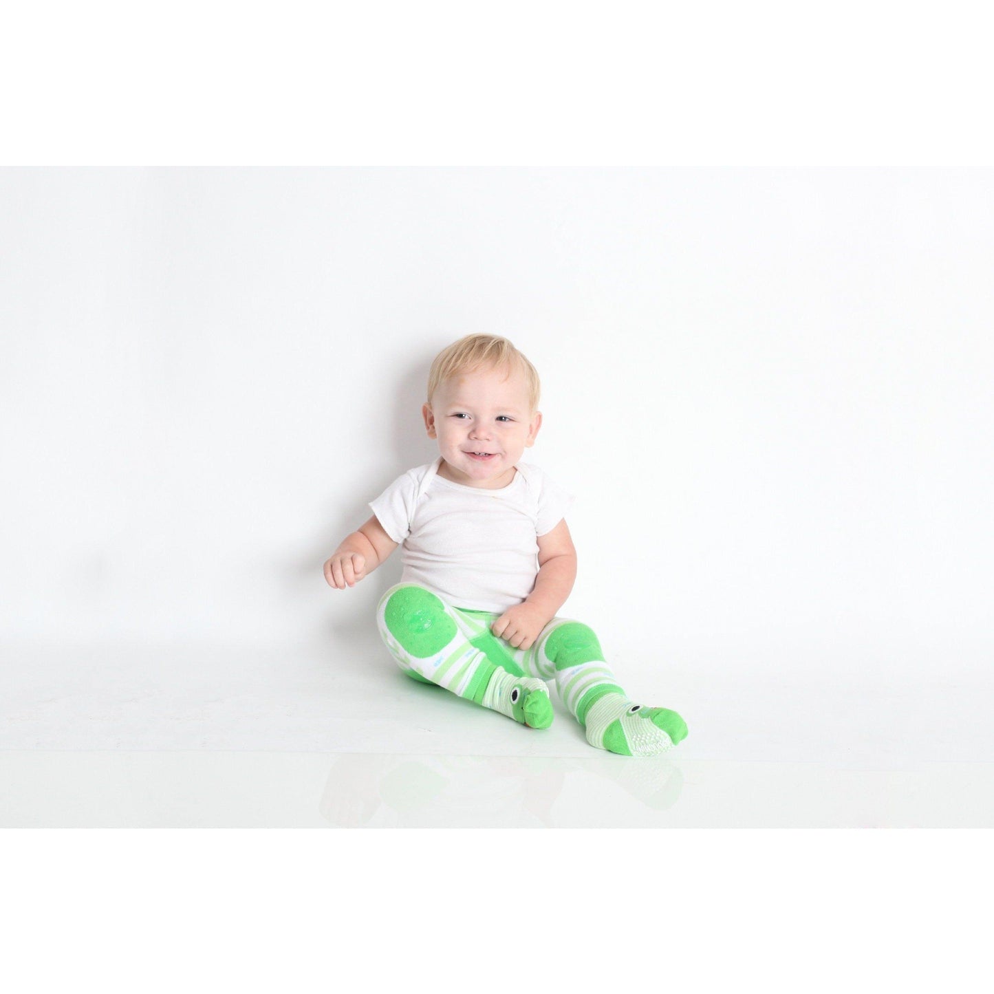 Zoocchini - grip+easy™ Crawler Legging & Sock Set - Flippy Frog - Emmbaby Canada