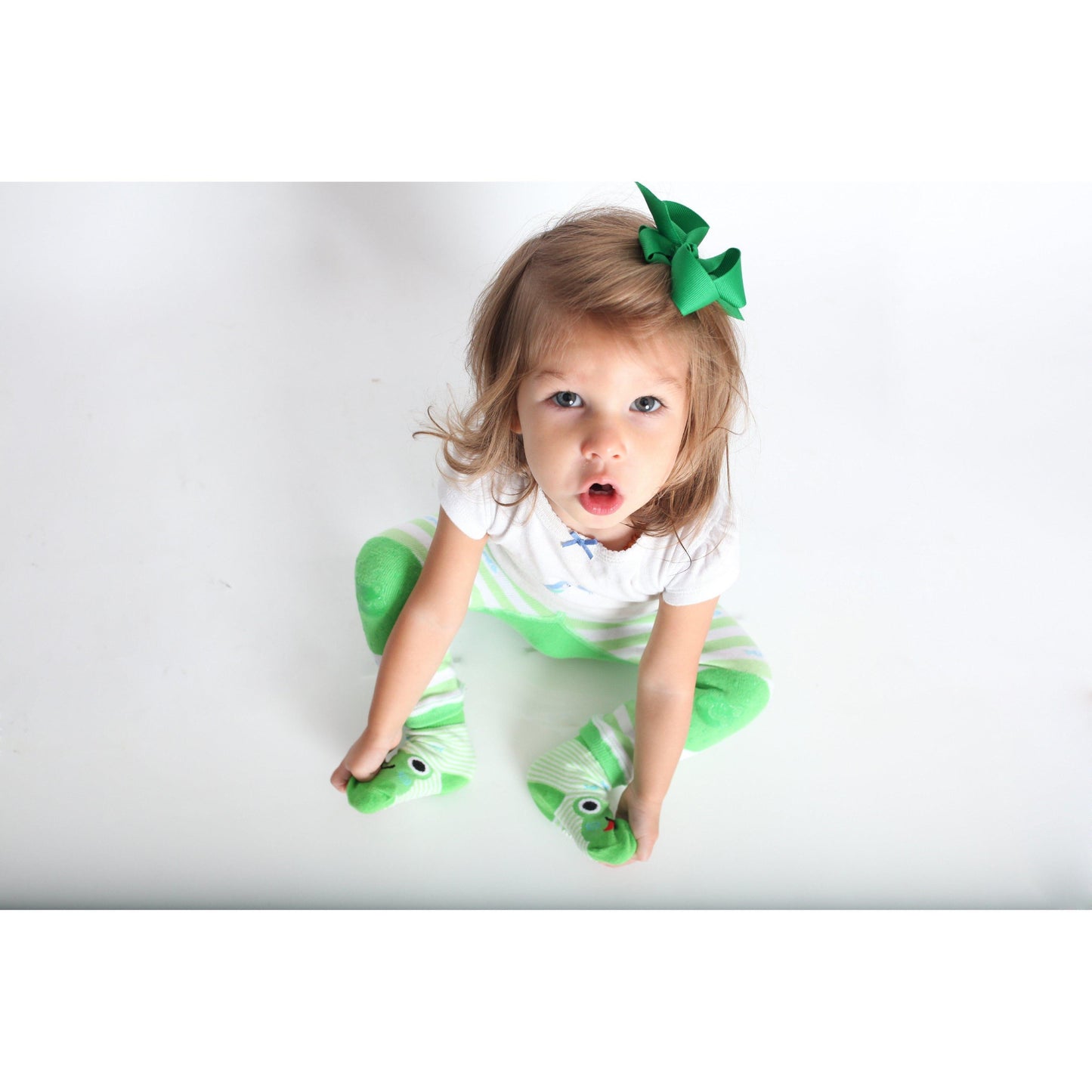 Zoocchini - grip+easy™ Crawler Legging & Sock Set - Flippy Frog - Emmbaby Canada