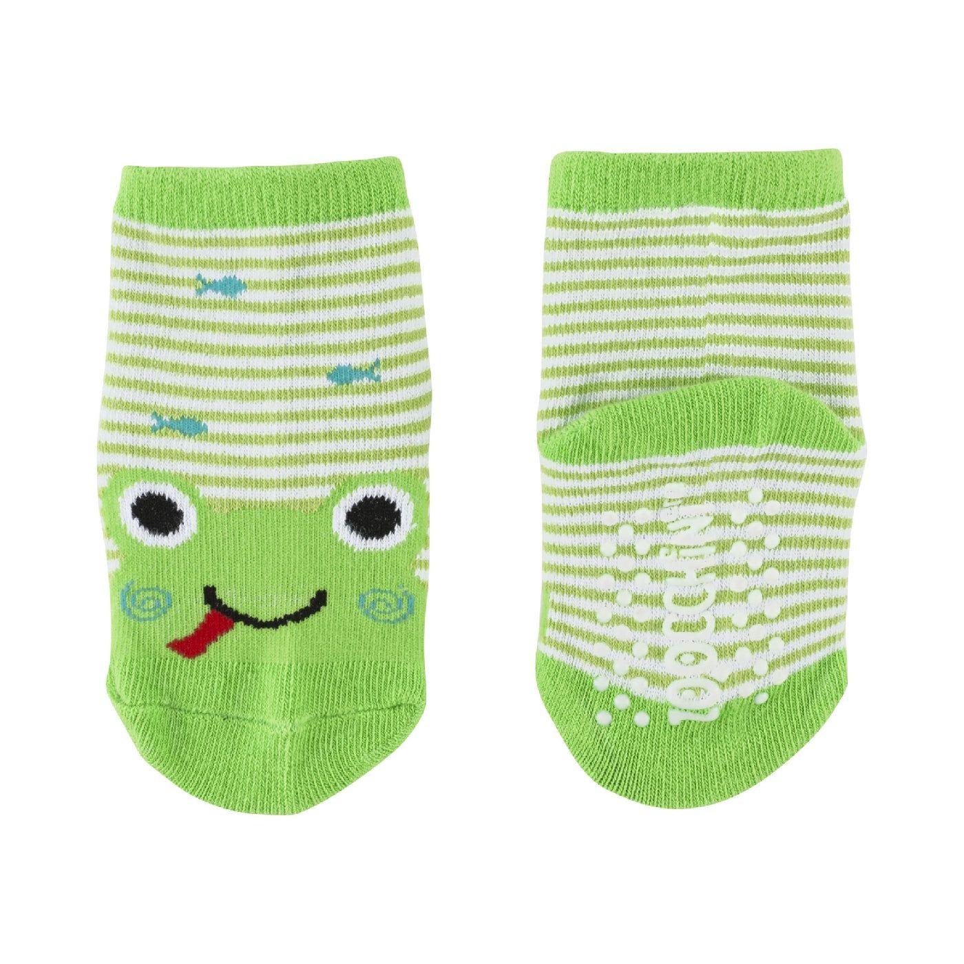 Zoocchini - grip+easy™ Crawler Legging & Sock Set - Flippy Frog - Emmbaby Canada