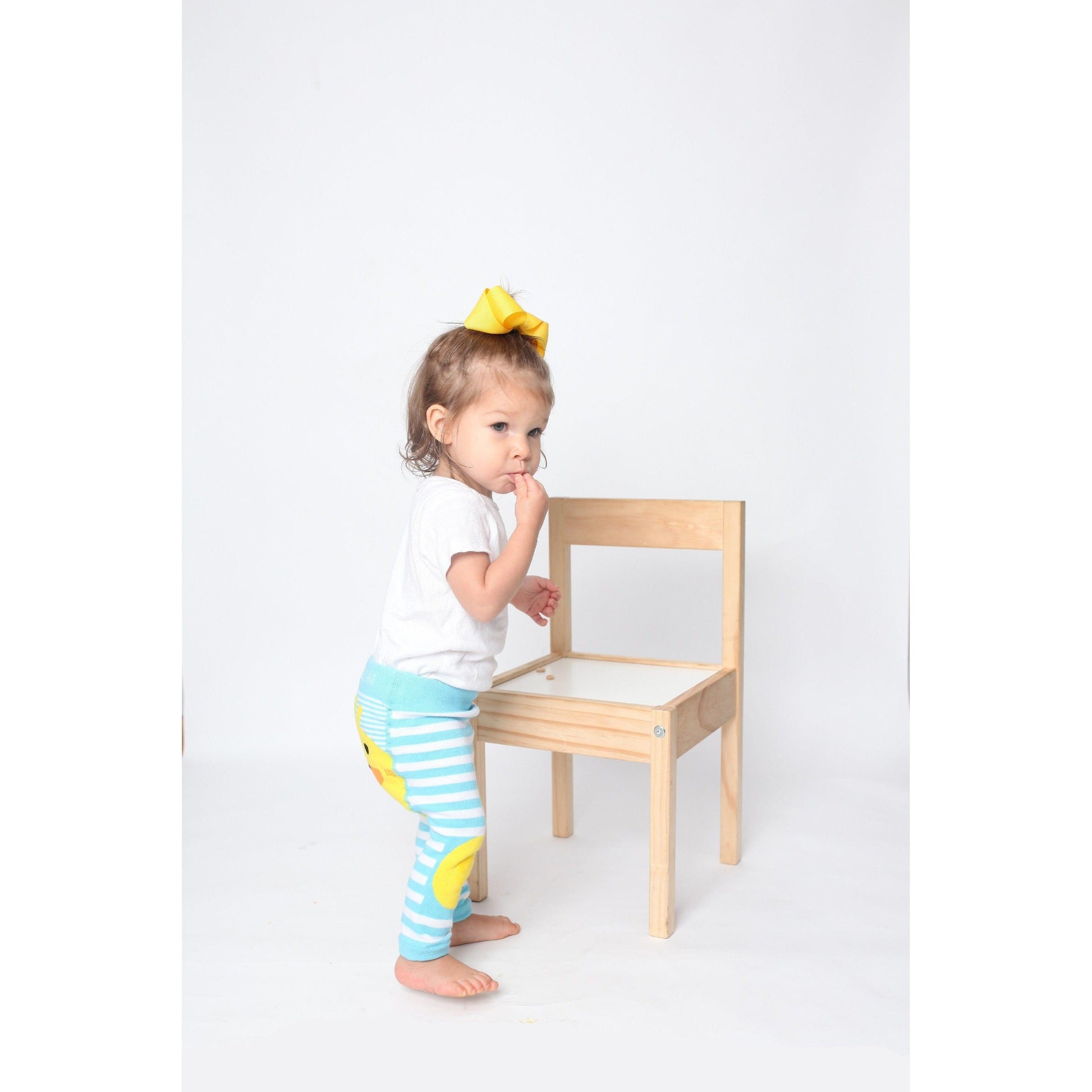 Zoocchini - grip+easy™ Crawler Legging & Sock Set - Puddlies Duck - Emmbaby Canada