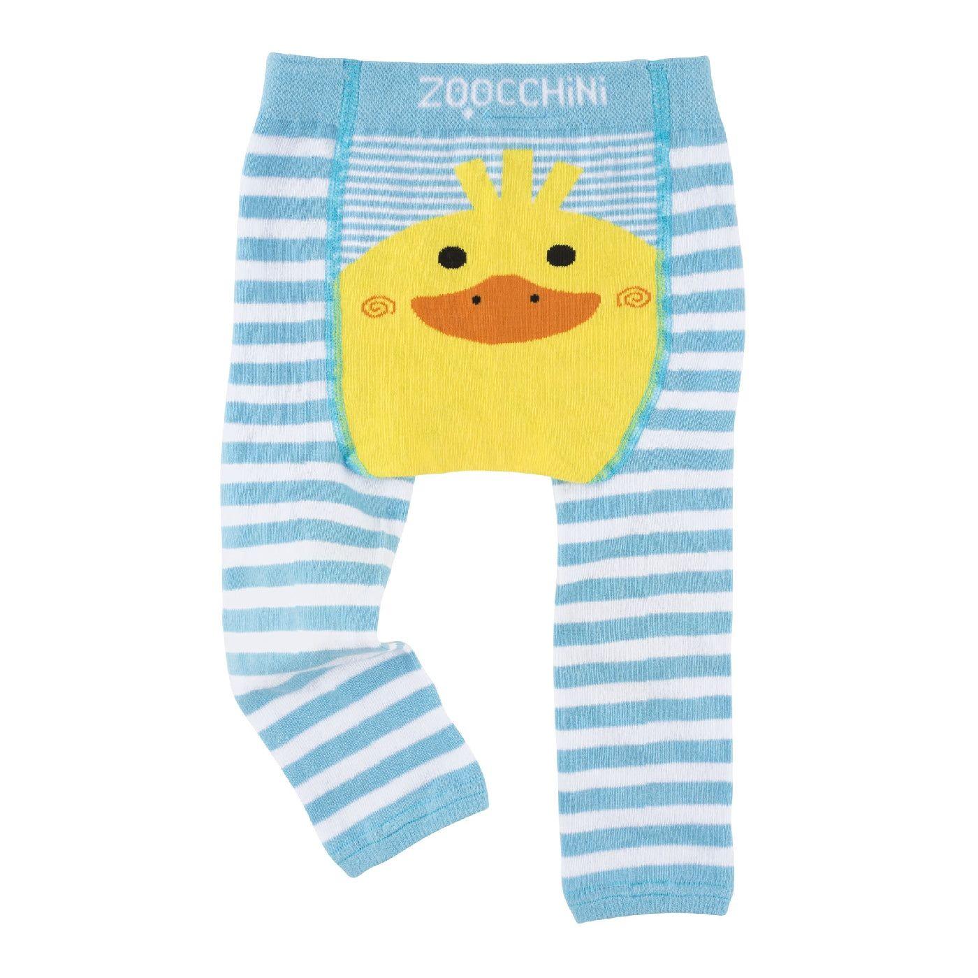 Zoocchini - grip+easy™ Crawler Legging & Sock Set - Puddlies Duck - Emmbaby Canada