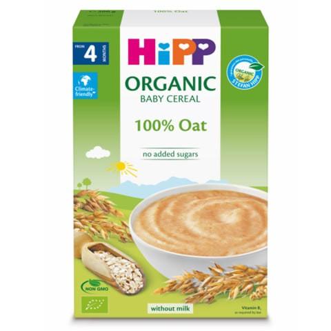 HiPP 100% Oat Organic Baby Cereal 200G - 3 Pack - Emmbaby Canada