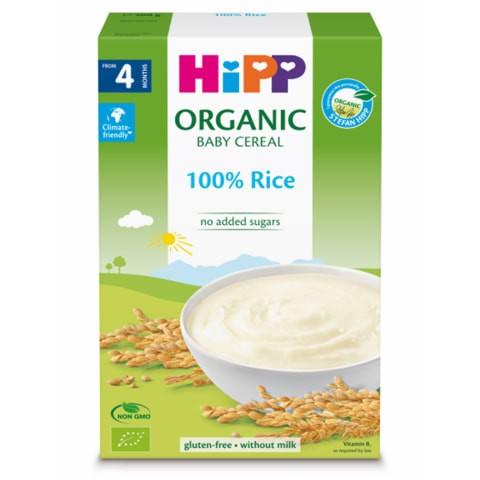 HiPP 100% Rice Organic Baby Cereal 200 G - 3 Pack - Emmbaby Canada