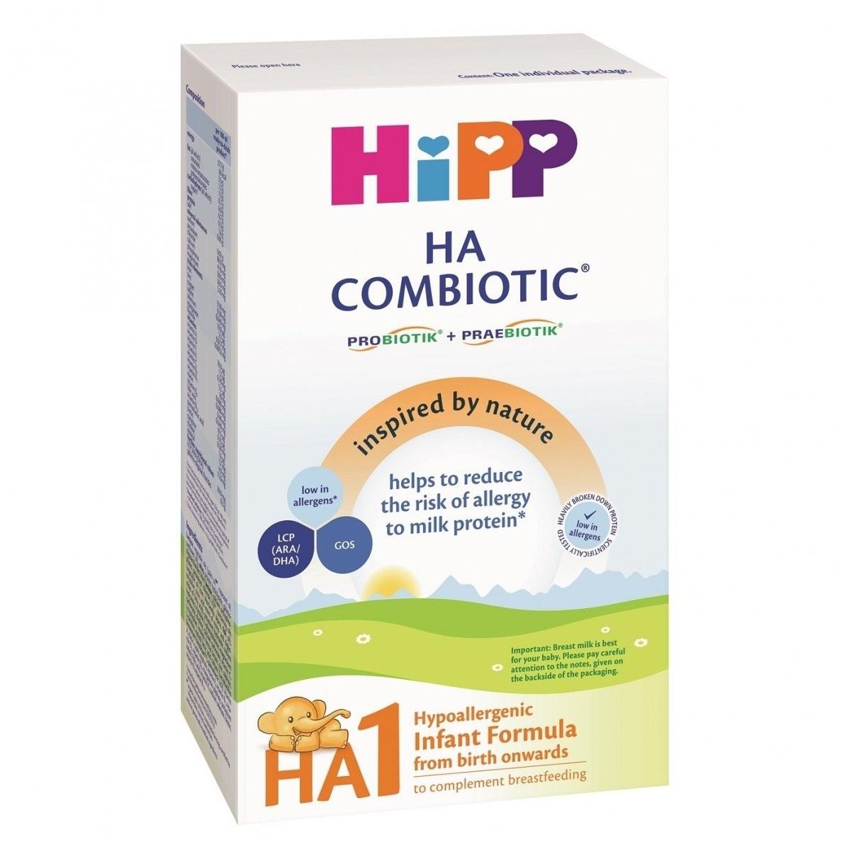 HIPP Hypoallergenic (HA) combiotik HA1 milk powder (350g) - Emmbaby Canada