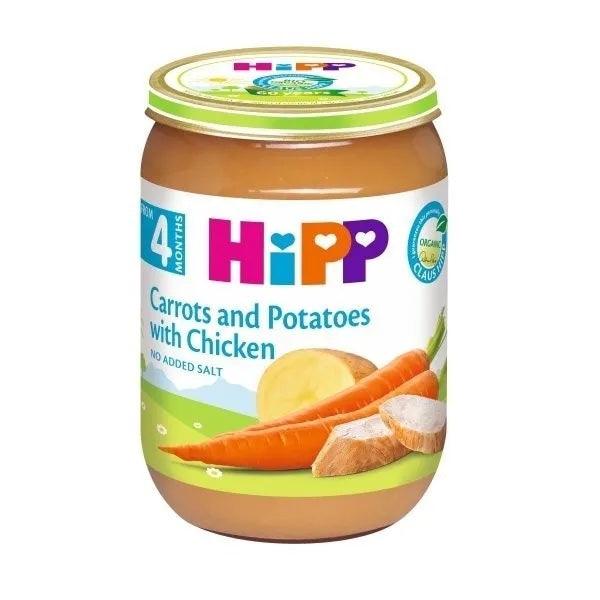 HiPP Carrots and Potatoes with Chicken Puree 190g - 6 Jars - Emmbaby Canada