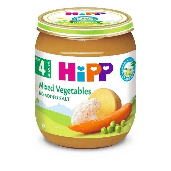 HiPP Mixed Vegetable Puree 125G - 6 Jars - Emmbaby Canada